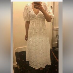 Zara eyelet dress